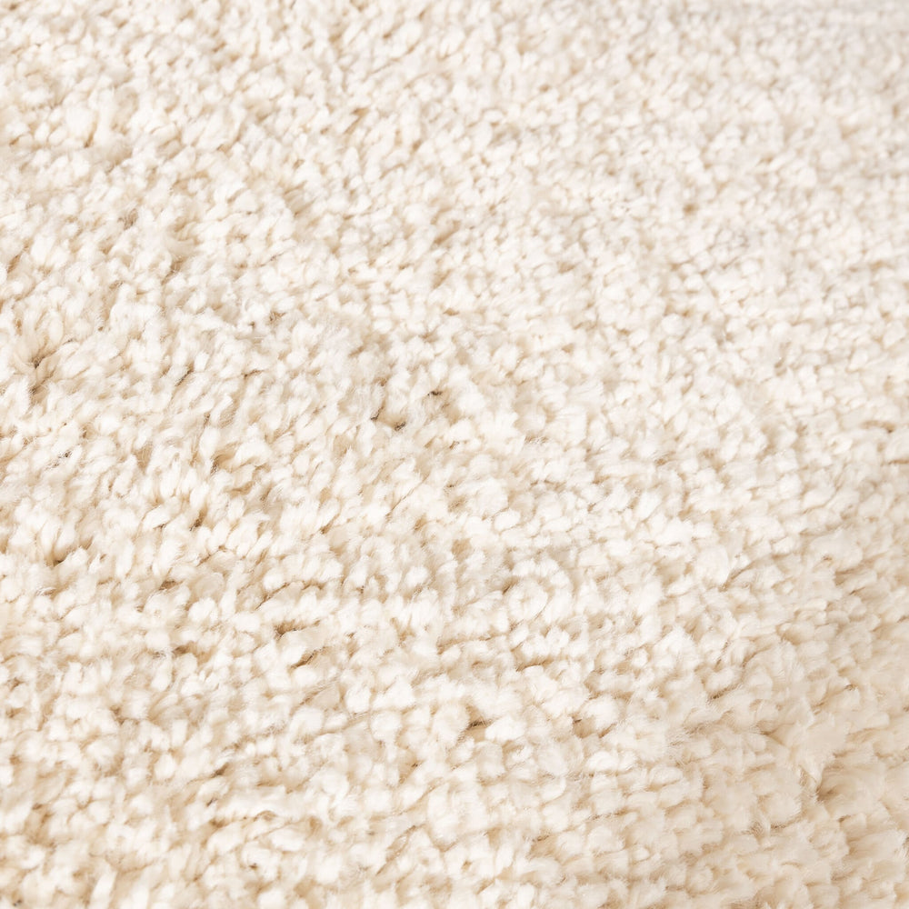 Round High-Pile Rug – Wish Cream