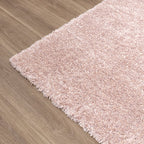 Washable High-Pile Rug - Tidy Light Pink