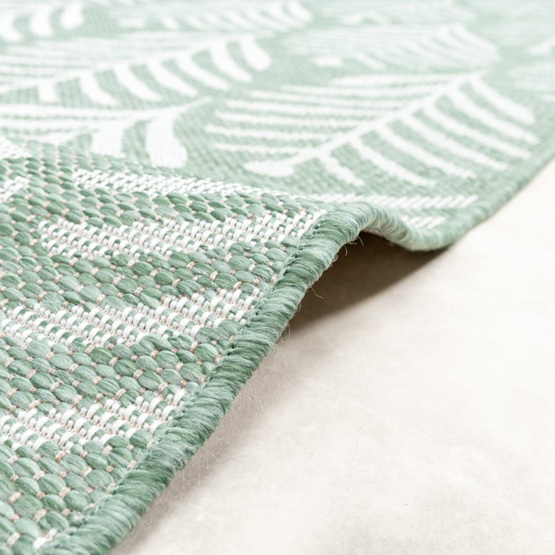 Outdoor Rug - Summer Leaves Green