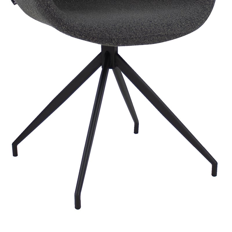 Swivel chair - Novi Dark Grey