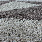 High pile floor rug - Tuggy Taupe
