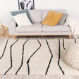 High Pile Rug - Grand Wire Cream/Black