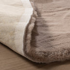 Oval High Pile Rug - Comfy Supreme Taupe