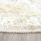 Round Vintage Rug - Lago Green