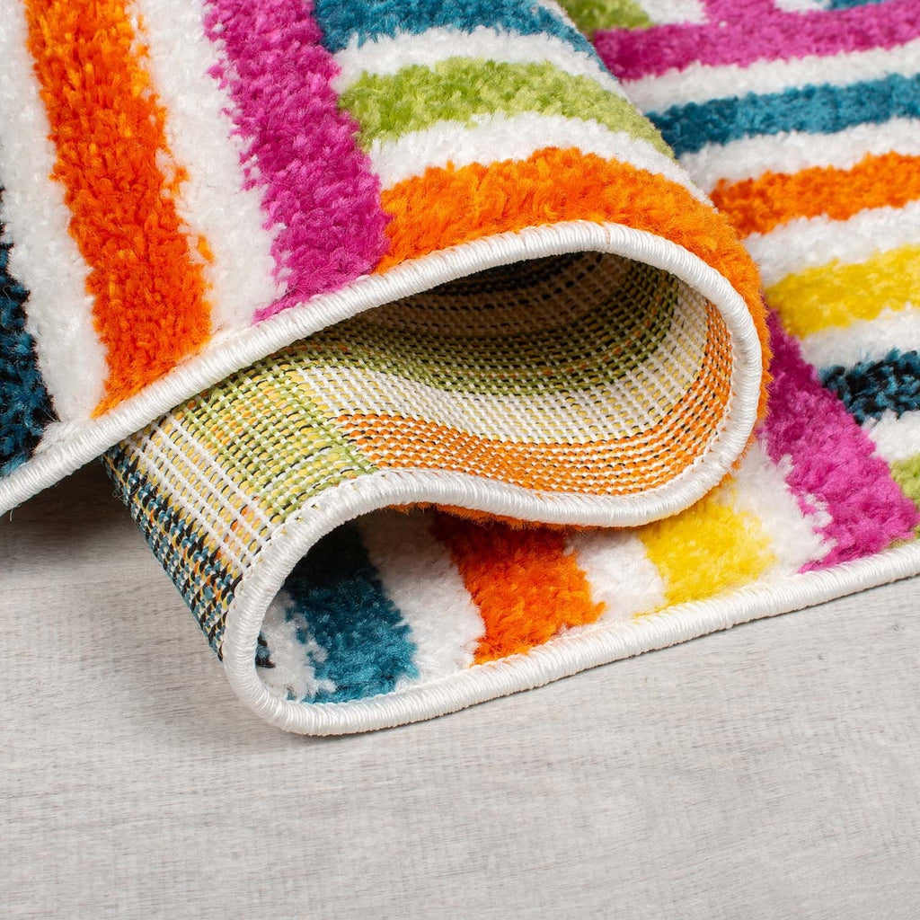 Colorful children's floor rug - Radiso Blocks Multicolor