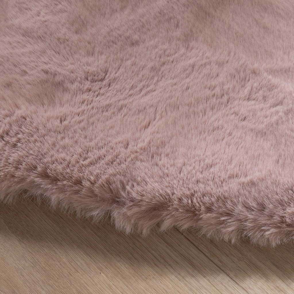 Round High Pile Rug - Comfy Supreme Pink