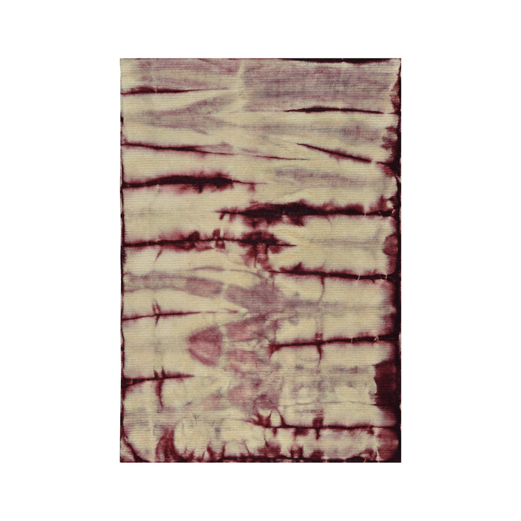 Wool floor rug - Tiphaine Bordeaux