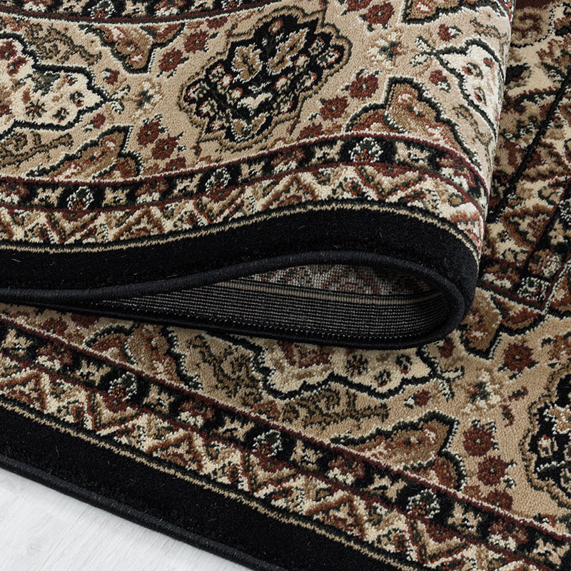 Persian Floor Rug - Kashmir Black 2603