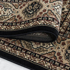 Persian Floor Rug - Kashmir Black 2603