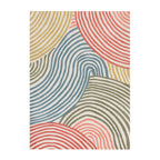 Washable Floor Rug - Fabio Swirl Multicolor
