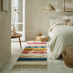 Jute runner - Jubio Medina Multicolor
