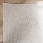 Sustainable Low-Pile Rug - Lykke Cream