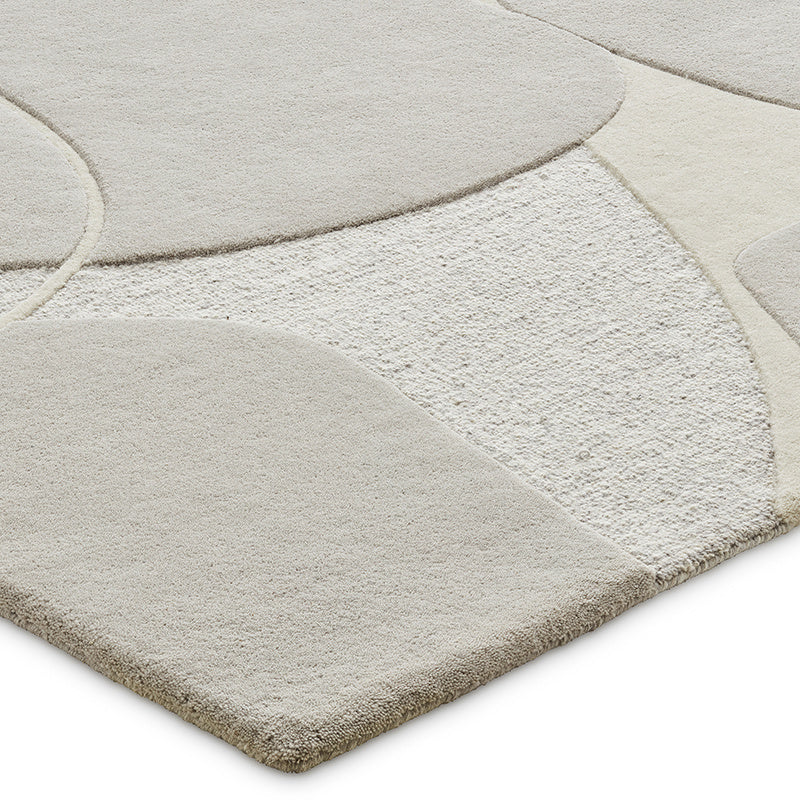 Modern Wool Rug - Bolsena Grey