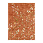 Washable rug - Misty Floral Terracotta