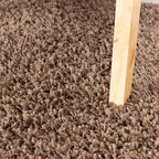 High Pile Rug - Solid Taupe