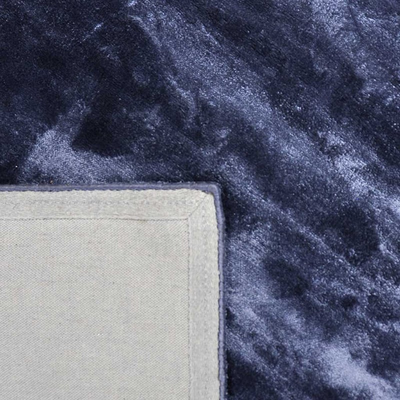 Viscose Floor Rug - Frederique Grey/Blue