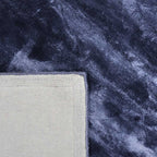 Viscose Floor Rug - Frederique Grey/Blue