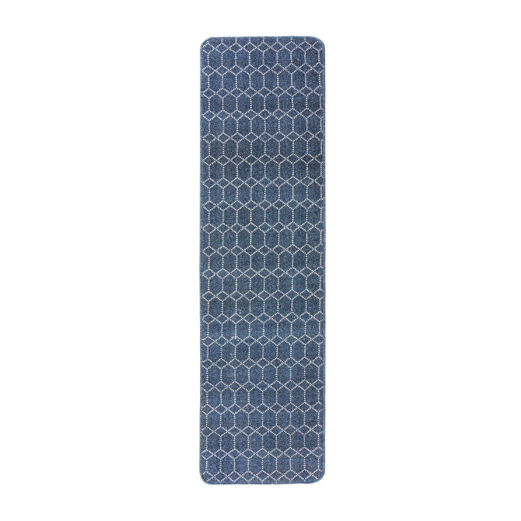 Washable runner - Argo Blue