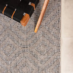 Outdoor Rug - Summer Retro Grey