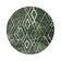 Berber rug round - Blend Diamond Green