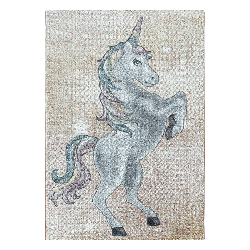 Kids floor rug Unicorn - Fleurtje Yellow