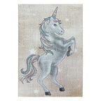 Kids floor rug Unicorn - Fleurtje Yellow