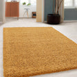 High Pile Rug - Solid Yellow
