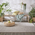 Modern Outdoor Rug - Liparo Belizzi Grey