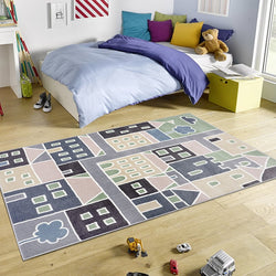 Children's Floor Rug - Twan House Multicolor