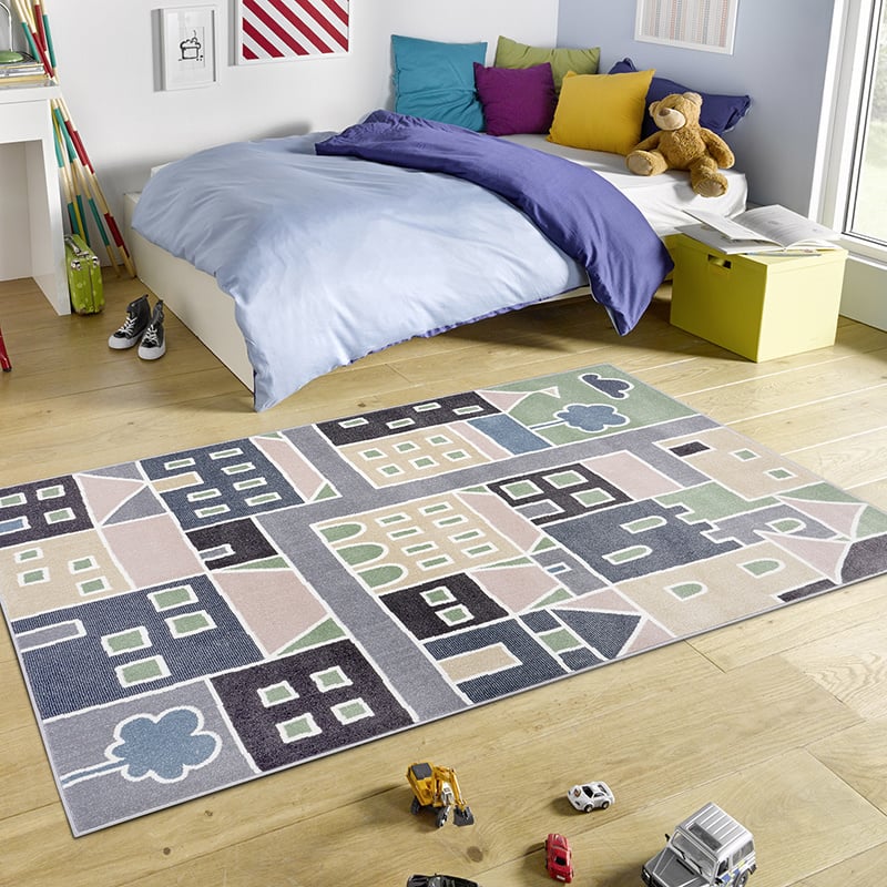 Children's Floor Rug - Twan House Multicolor