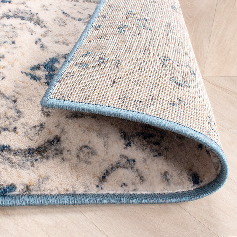 Patchwork Rug - Deep Blue