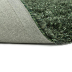 Shaggy floor rug made to measure - New Paulo Dark Green 442