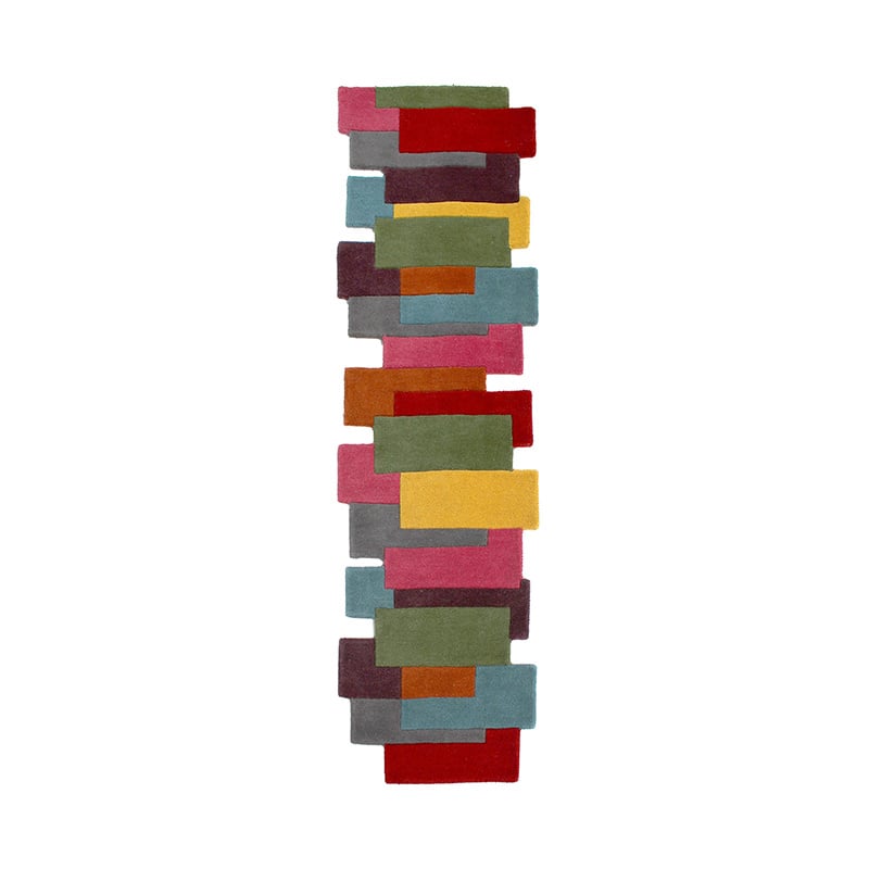 Abstract runner - Stracto Collage Multicolor