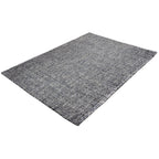 Flat woven floor rug - Henri Blue