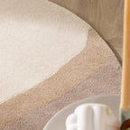 Round Wool Rug – Vienna Beige