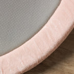 Round washable play mat - Flo Pink
