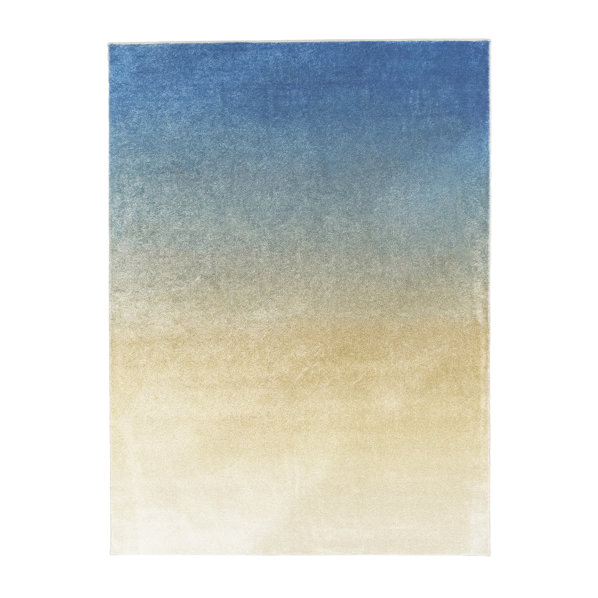 Abstract Rug – Mellow Blue/Yellow