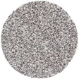 Round High-pile rug - Twilight Light Grey 6699