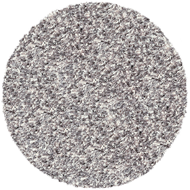 Round High-pile rug - Twilight Light Grey 6699