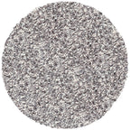 Round High-pile rug - Twilight Light Grey 6699