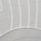 Organic floor rug - Vince 6161 White