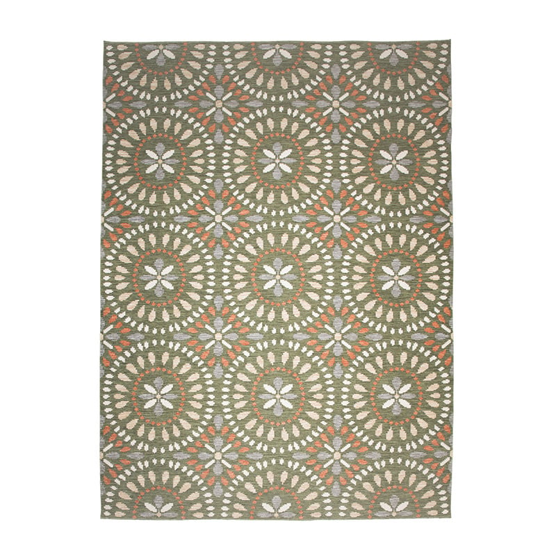 Indoor Outdoor Rug - Ranch Mandala Green