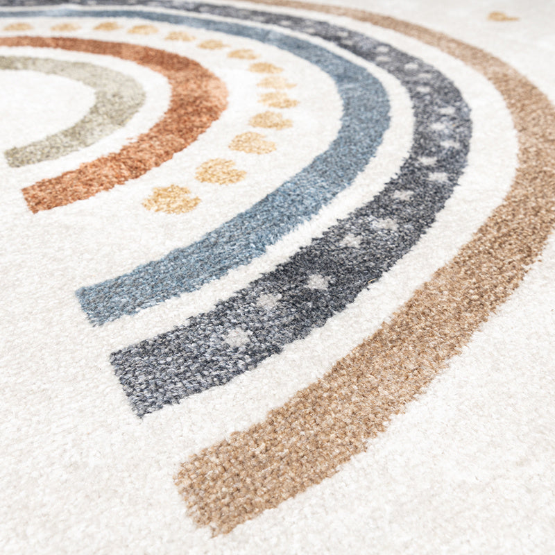 Washable Kids Rug - Ravi Rainbow Multicolour