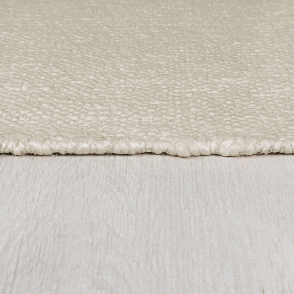 Hand-made Children's Floor Rug - Anuro Rainbow Cream