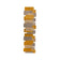 Abstract runner - Stracto Collage Ochre Yellow