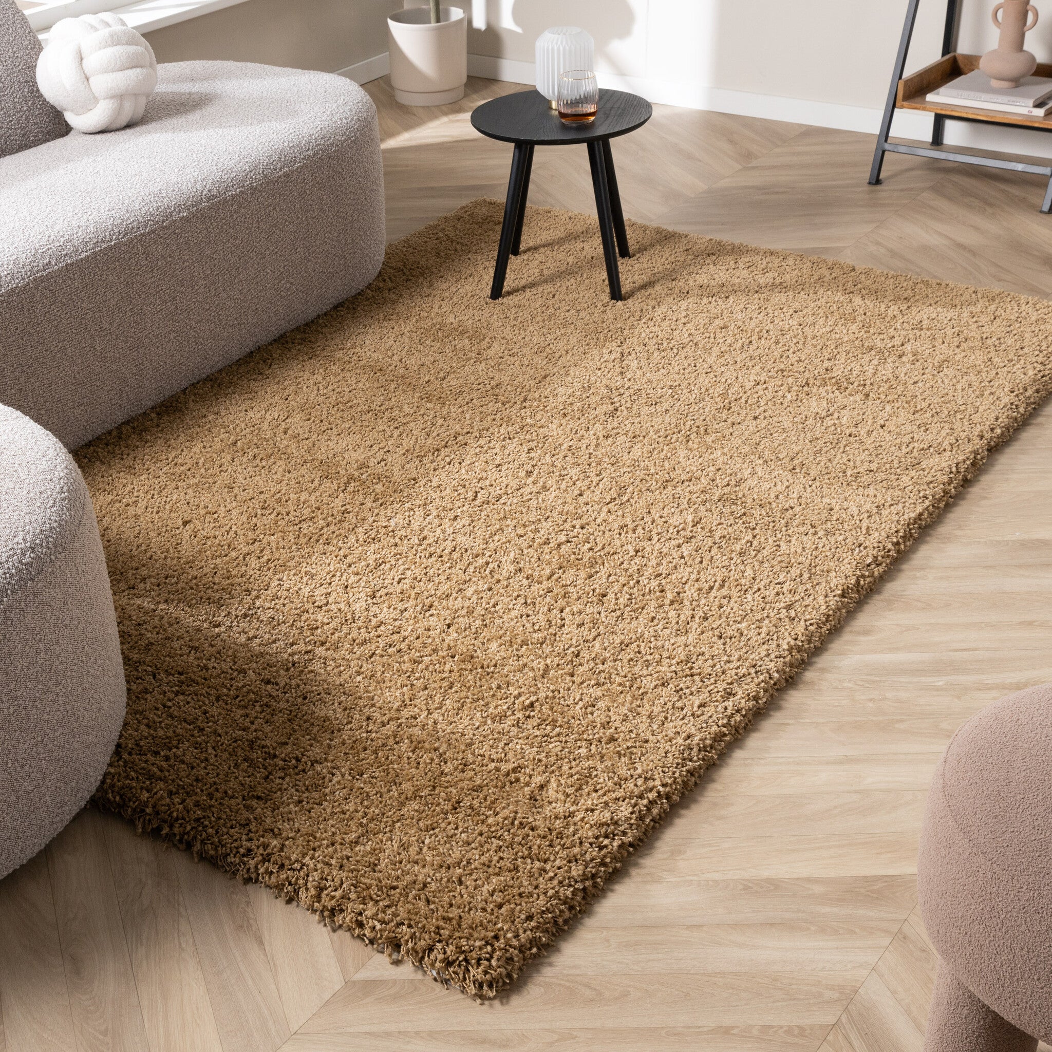 Luxury deep pile rug - Yves Gold