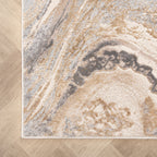 Marble Rug - Leonore Noce Cream/Brown