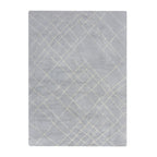 Washable Berber Floor Rug - Furo Alisha Grey/White