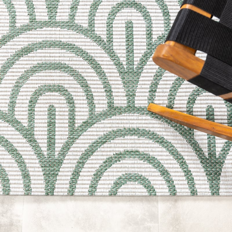 Outdoor Rug - Summer Arch Green