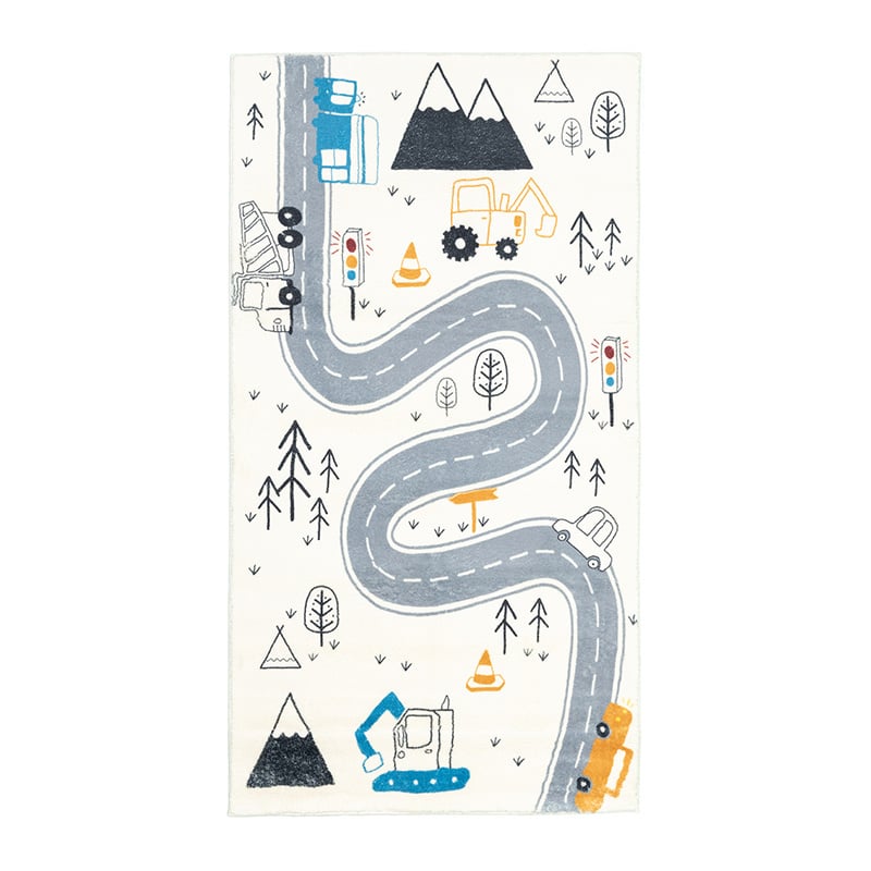 Kids Car Rug - Dex Road Blue